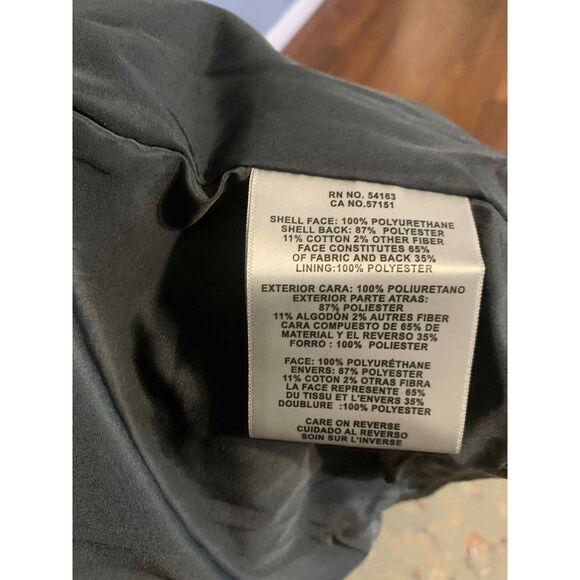 Levi Strauss & Co Green Leather Fall Moto Jacket, size S - Picture 5 of 6